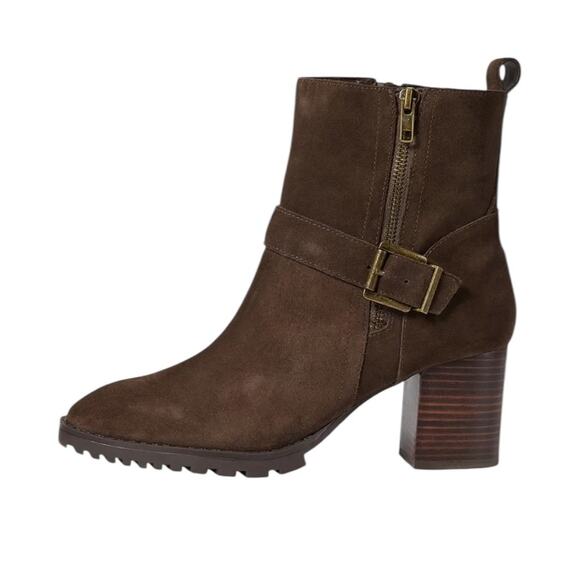 NWOT Blondo Talyn Brown Suede Waterproof Booties – Sz 9.5M - Picture 1 of 7